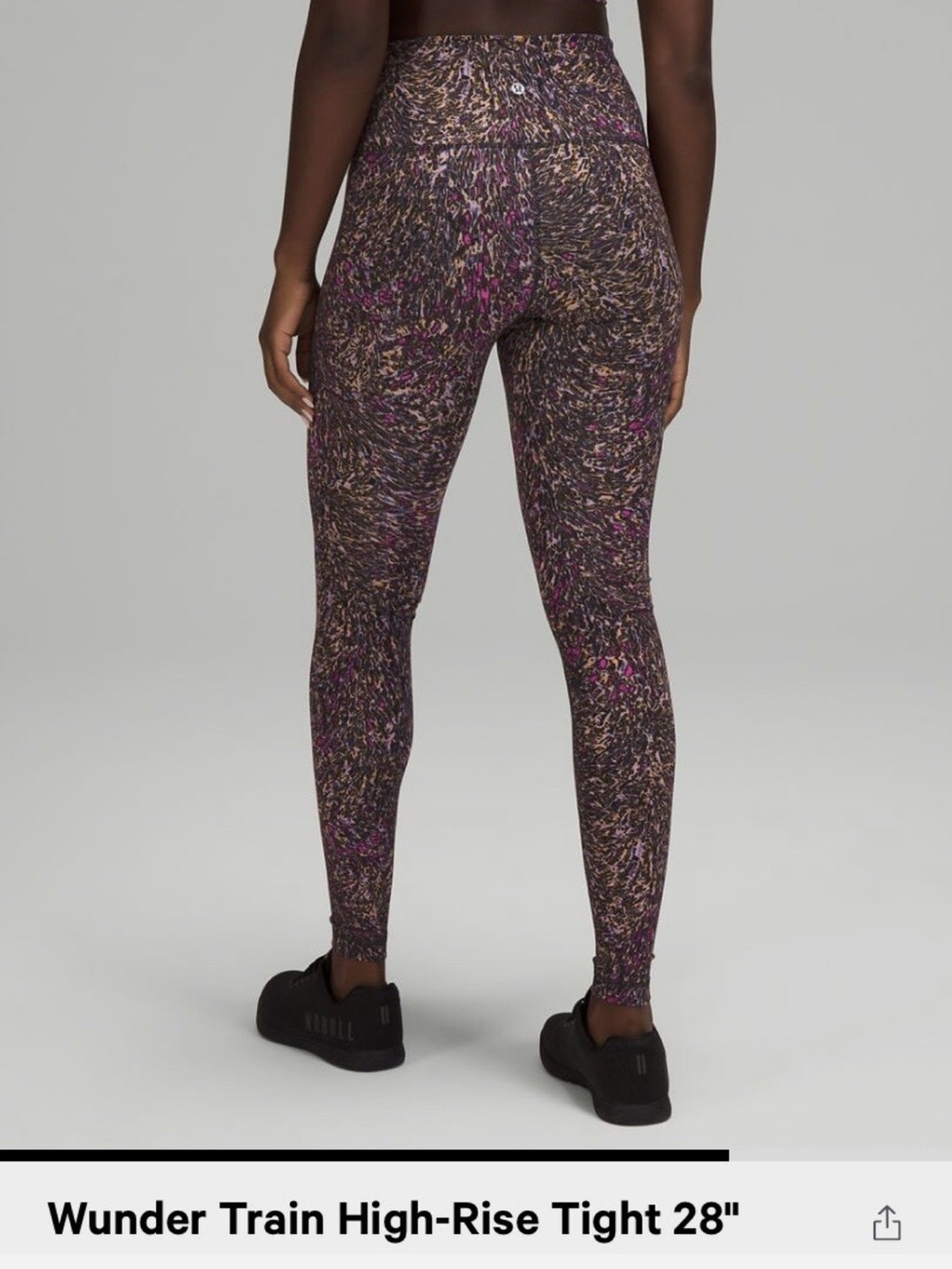 lululemon athletica Wunder Train High-Rise Tight — Purple Multi Print